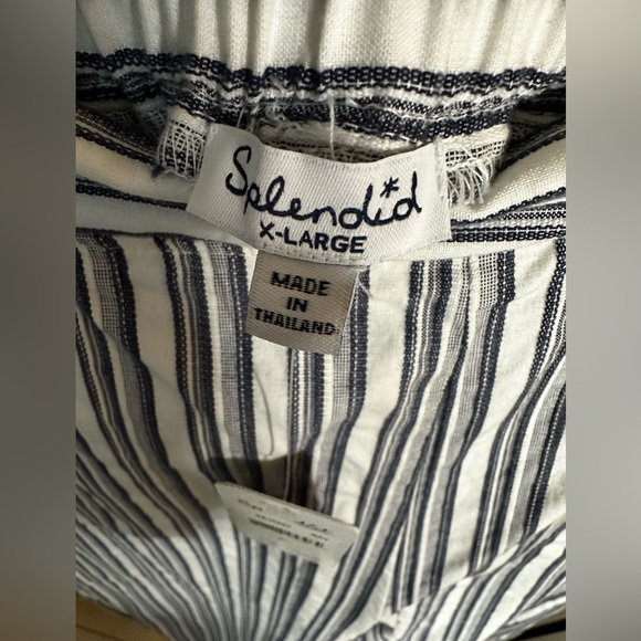 NWT-Splendid Navy Pinstripe Pants XL - Picture 8 of 10